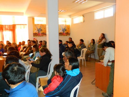 Participacion de Comunidades Originarias, Pobladores, Instituciones, AFR, Organizaciones.